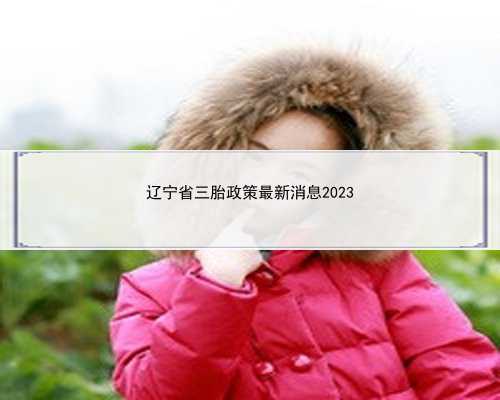 辽宁省三胎政策最新消息2023